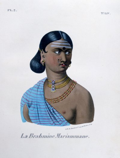 Brahmin Mariamman, 1828. od Marlet et Cie