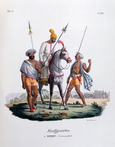 Rajputs, 1828 od Marlet et Cie