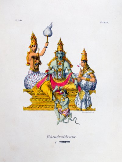 Ramavataram, 1828 od Marlet et Cie