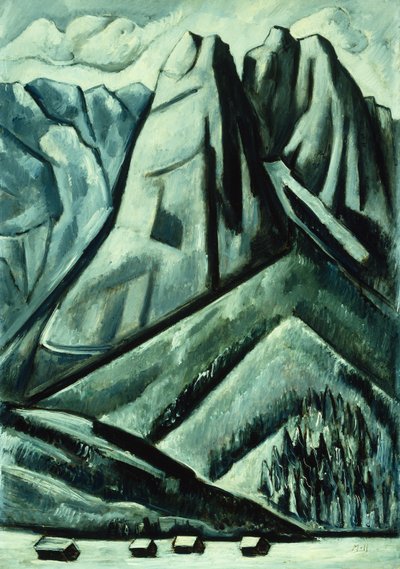 Hory u Garmische od Marsden Hartley