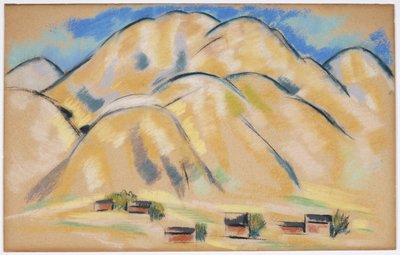 Nové Mexiko Hills od Marsden Hartley