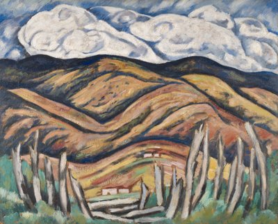 Poslední z Nové Anglie - začátek Nového Mexika od Marsden Hartley