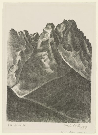 Waxenstein od Marsden Hartley