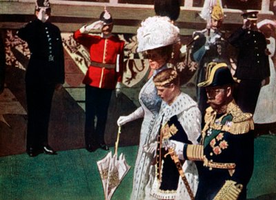 Investitura prince z Walesu, hrad Carnarvon, 1911-1912. od Marshall Herskovitz