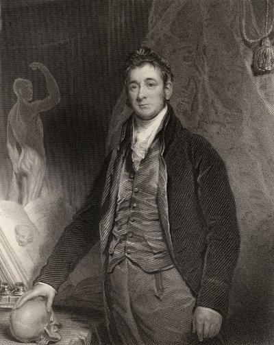 Sir Anthony Carlisle, rytina H. Robinsona, z knihy "The National Portrait Gallery, volume I", vydané kolem roku 1820. od Martin Archer Shee