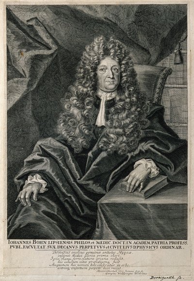 Johannes Bohn. Rytina od M. Bernigerotha. od Martin Bernigeroth