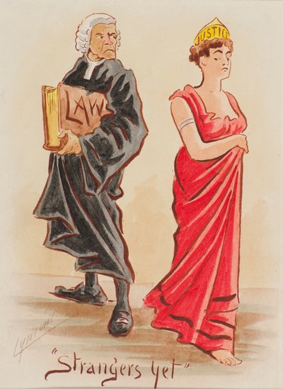 Ještě cizinci (akvarel) od Martin  Anderson