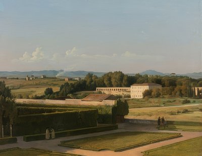 Pohled do zahrad vily Medici. 1811-16 od Martin Drölling