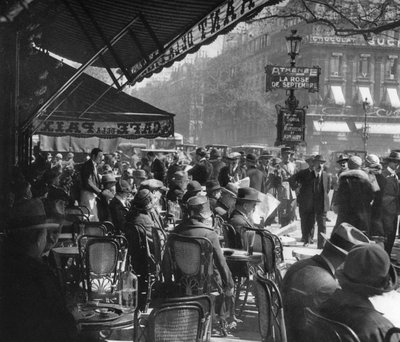 Café de la Paix, Paříž, 1937 od Martin Hurlimann