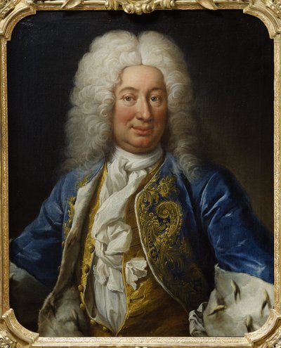 Le roi Frederic I de Suede - Portrét švédského krále Fridricha I. (1676-1751), Mijtens (Meytens), Martin van, mladší (1695-1770). Olej na plátně od Martin II Mytens or Meytens