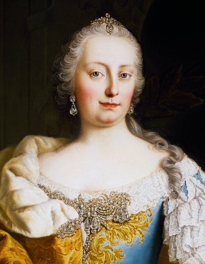 Portrét rakouské císařovny Marie Terezie (Vídeň) od Martin II Mytens or Meytens