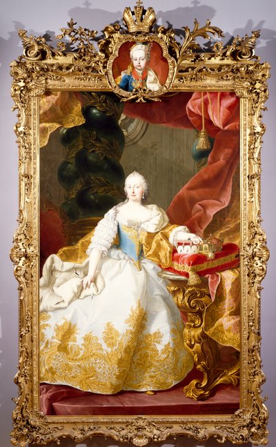 Portrét Marie Terezie (Vídeň od Martin II Mytens or Meytens