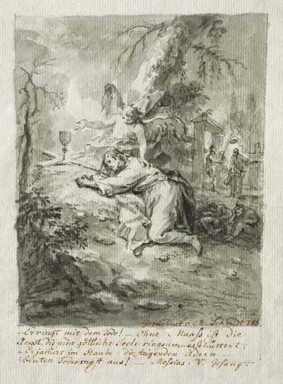 Kristus na hoře Olivetské, 1788. od Martin Johann Schmidt