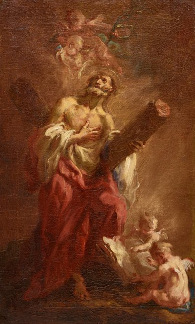 Apoštol Ondřej od Martin Johann Schmidt