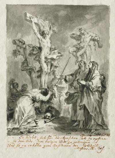 Ukřižování, 1788. od Martin Johann Schmidt