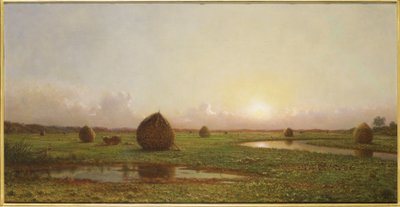 Kupky sena, kolem 1876-88 od Martin Johnson Heade