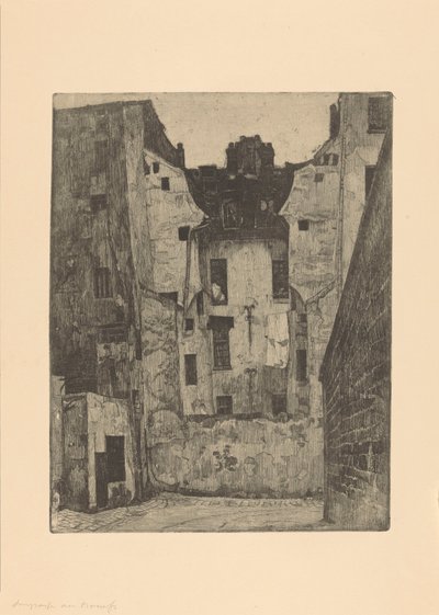 Impasse des Boeufs v Paříži od Martin Monnickendam