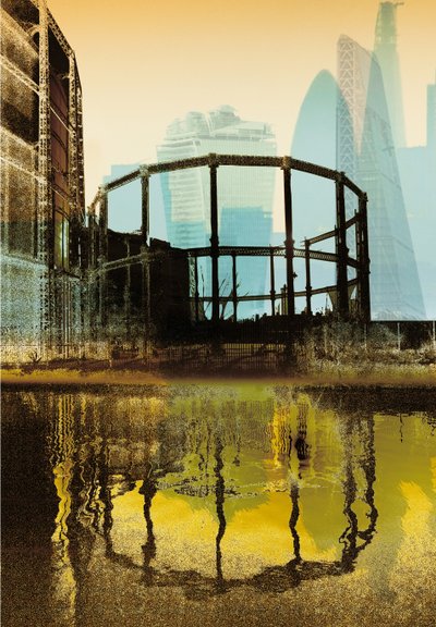 Plynojem Broadway, 2013 (sítotisk) od Martin Mossop