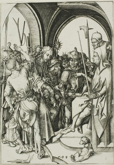 Kristus před Annášem od Martin Schongauer