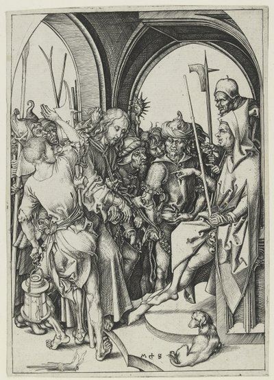 Kristus před Annášem od Martin Schongauer