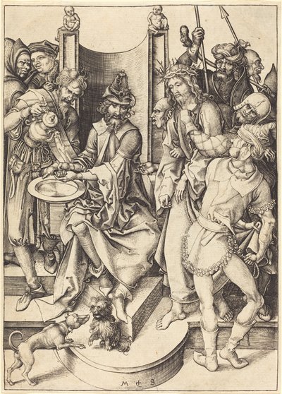 Kristus před Pilátem od Martin Schongauer