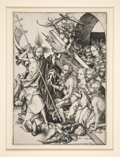 Kristus v limbu od Martin Schongauer