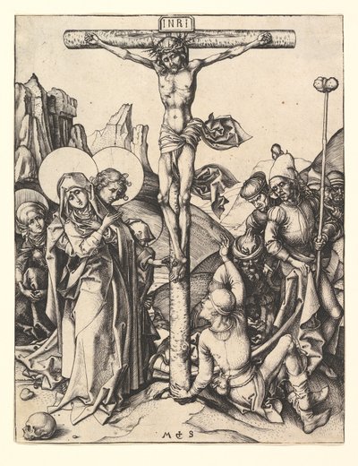 Ukřižování, ca. 1435-1491. od Martin Schongauer
