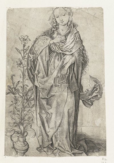 Panna Marie Zvěstování (název seriálu) od Martin Schongauer