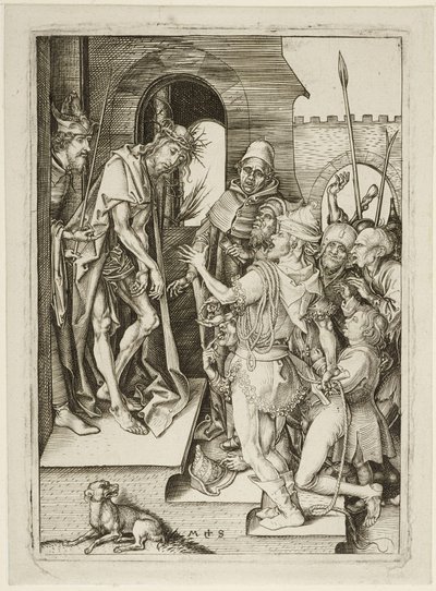 Umučení Krista - Představení Krista (Ecce Homo) od Martin Schongauer