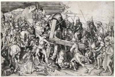 Velké nesení kříže od Martin Schongauer
