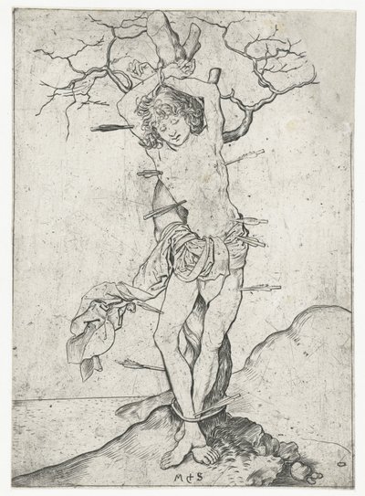 Svatý Šebestián od Martin Schongauer