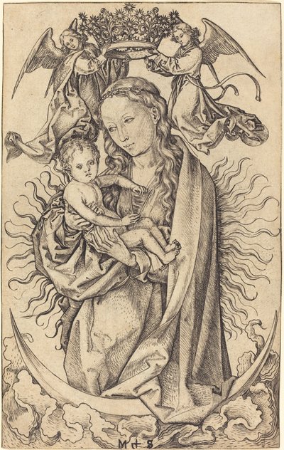 Madonna na půlměsíci od Martin Schongauer