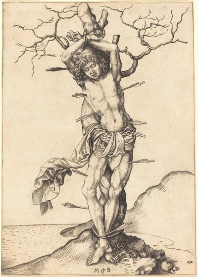 Svatý Šebestián od Martin Schongauer