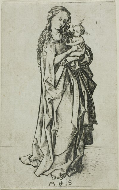 Malá stojící Madona s dítětem od Martin Schongauer