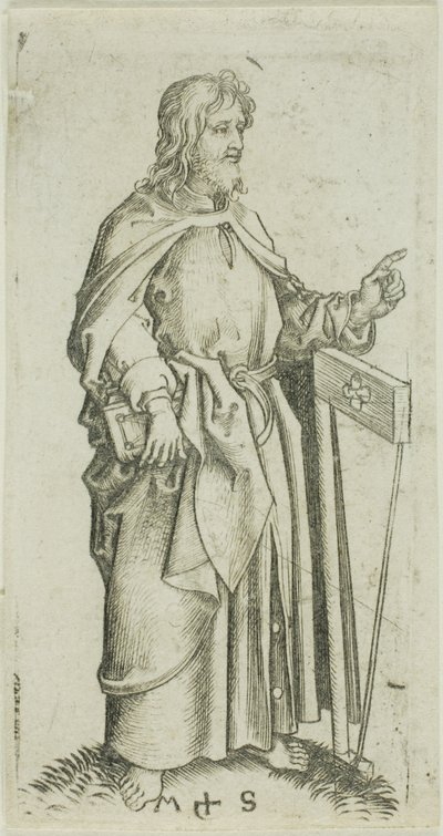 Svatý Juda, z knihy Apoštolové od Martin Schongauer