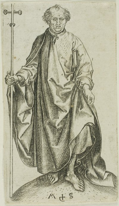 Svatý Filip, z knihy Apoštolové od Martin Schongauer