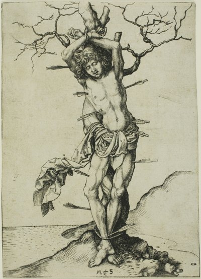 Svatý Šebestián od Martin Schongauer