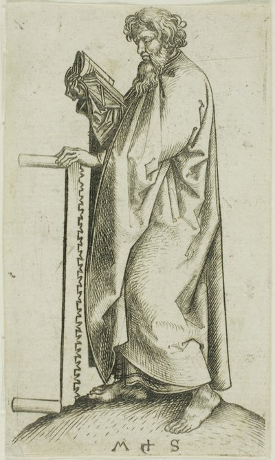 Svatý Šimon, z knihy Apoštolové od Martin Schongauer