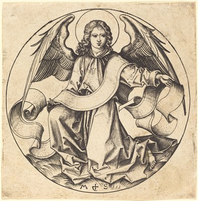 Anděl svatého Matouše od Martin Schongauer