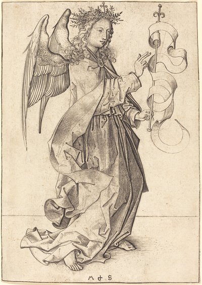 Archanděl Gabriel od Martin Schongauer