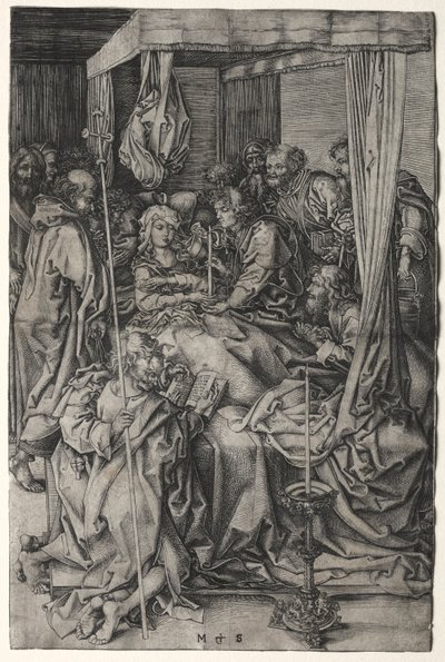 Smrt Panny. od Martin Schongauer