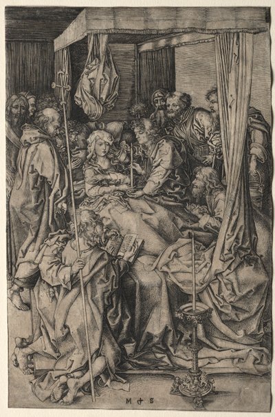 Smrt Panny. od Martin Schongauer