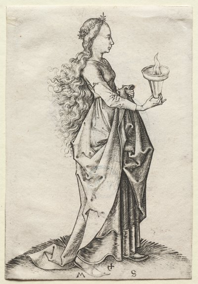 Pátá moudrá panna od Martin Schongauer