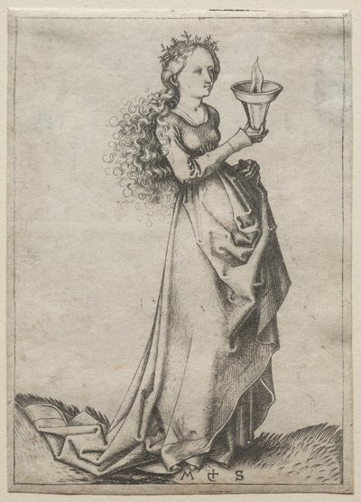 První moudrá panna od Martin Schongauer