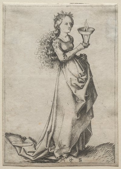 První moudrá panna. od Martin Schongauer