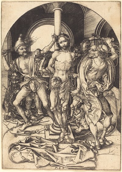 Bičování od Martin Schongauer
