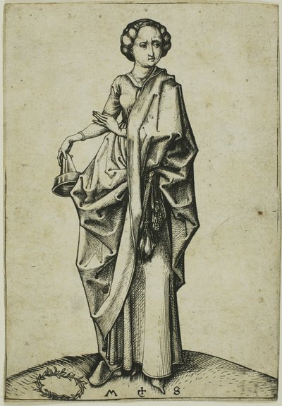 Čtvrtá bláznivá panna od Martin Schongauer