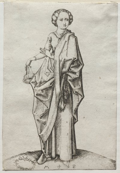 Čtvrtá z pošetilých panen od Martin Schongauer
