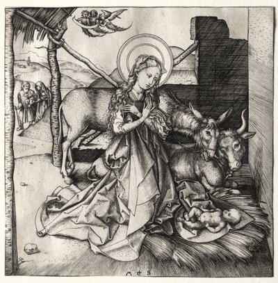 Život Kristův: Narození Páně od Martin Schongauer