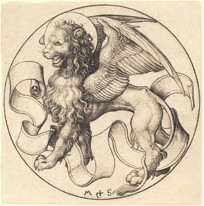 Lev svatého Marka od Martin Schongauer